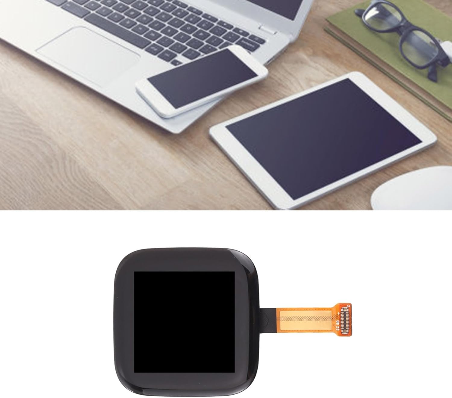 交換用タッチディスプレイデジタイザー 2つのLCDスクリーンとデジタイザー フルアセンブリ スマートウォッチアクセサリー スマートウ