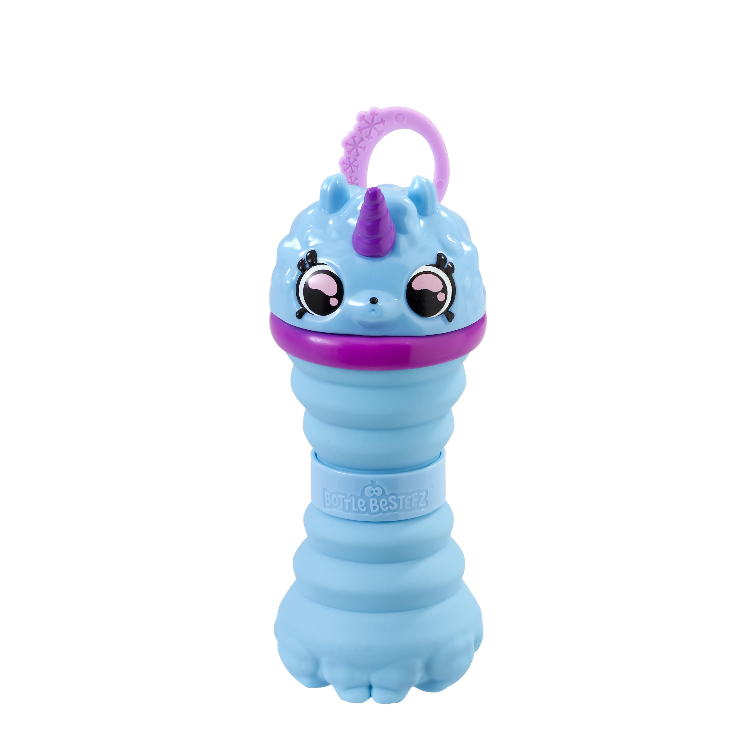 Bottle Besteez: Alpacool - Blue | Collapsible 360ml Reusable Bottle | Drip Resistant & Leakproof Kids Water Bottle | Ideal for Back to School | BPA Free