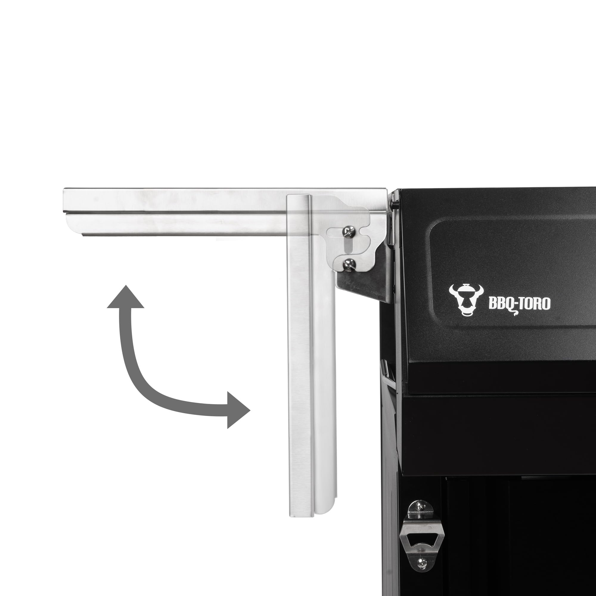 BBQ-Toro Carro de barbacoa 100 x 73 x 91 cm | Negro | Mesa de barbacoa con gran superficie de trabajo | Mesa auxiliar de barbacoa con ruedas, carro de barbacoa al aire libre | Mesa de barbacoa al aire