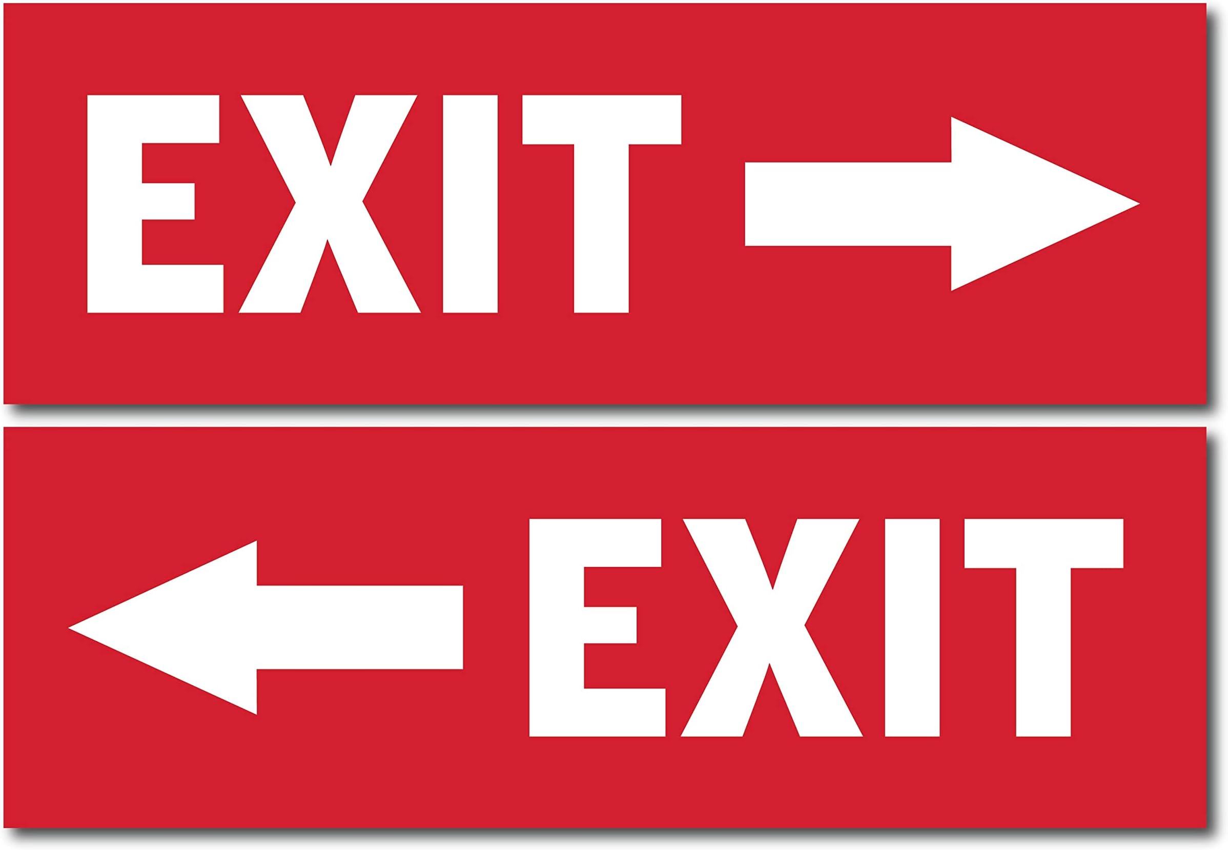 Shop A thingExit Sign Sticker SAT-017