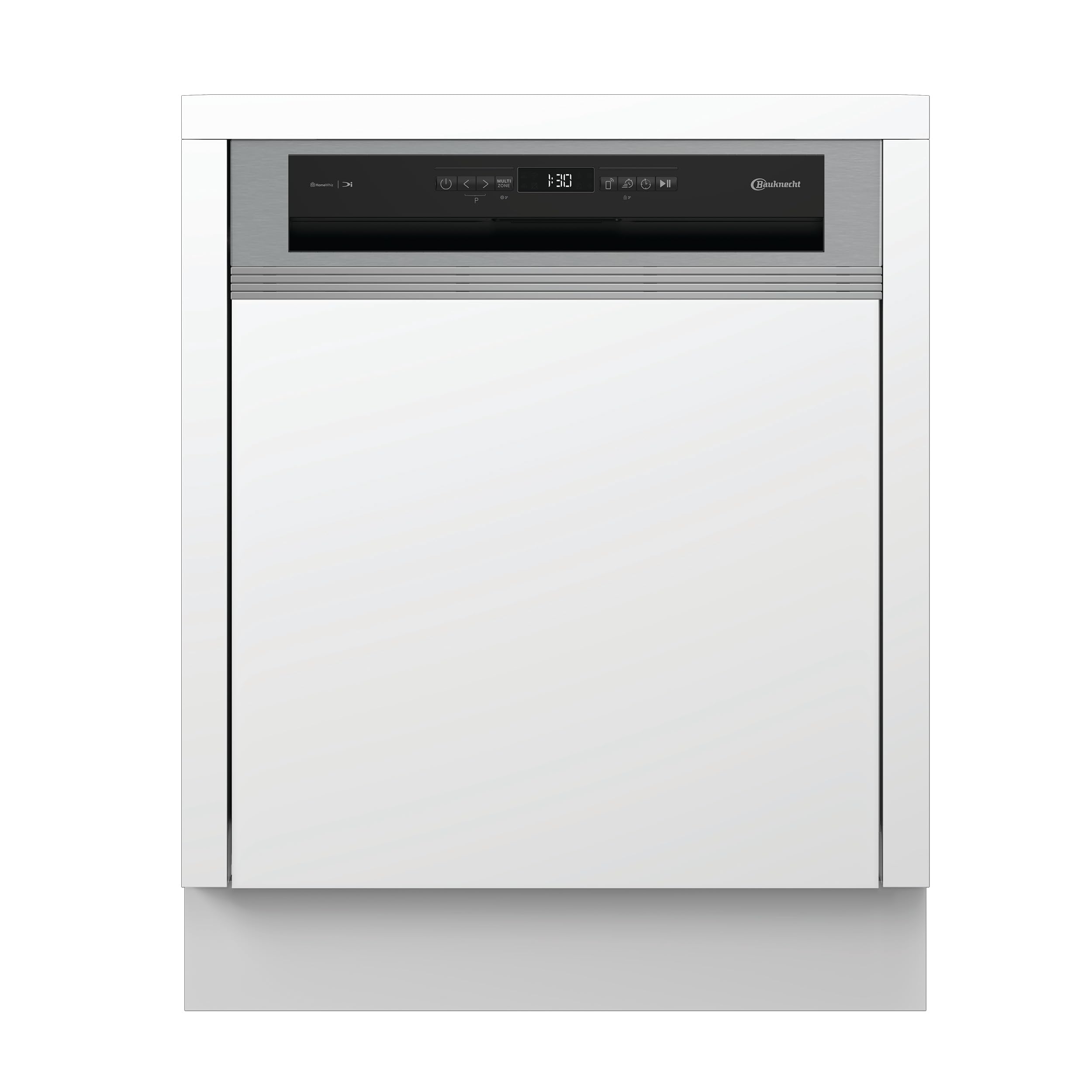 Bauknecht BKSV2PAN3C Spülmaschine integrierbar, Einbau-Geschirrspüler 60 cm, 14 Maßgedecke, ActiveDry automatische Türöffnung, Besteckschublade, MultiZone, Sensorprogramm, leise 41 dB, Edelstahl
