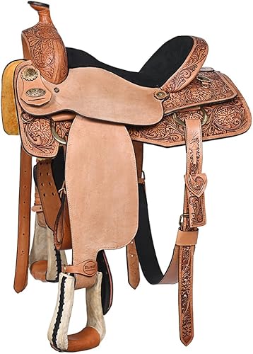 HILASON Western Horse Saddle Leather Ranch Roping Cowboy