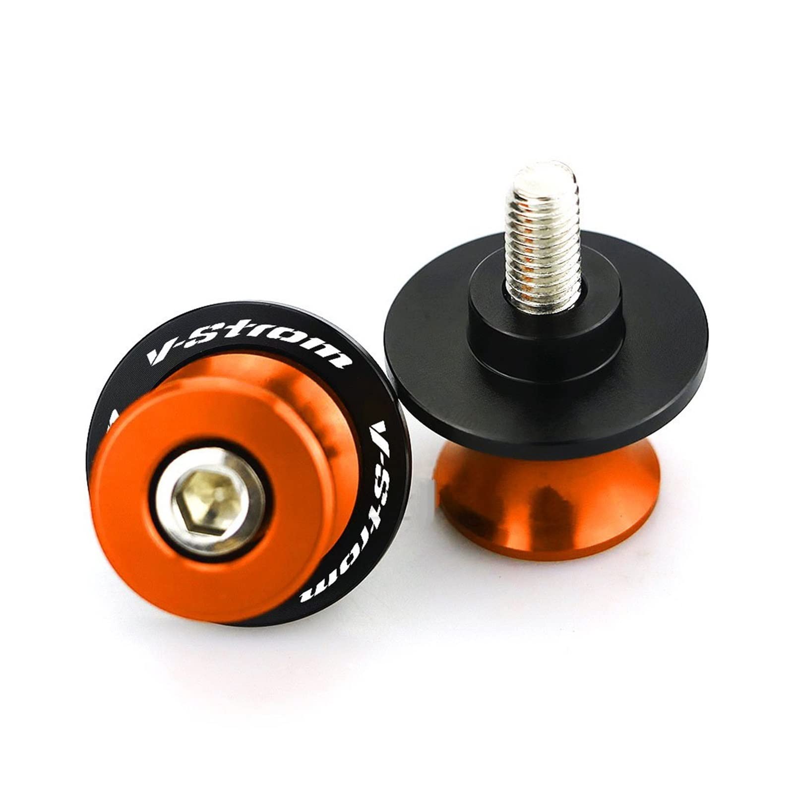Curseurs M8 orange pour protéger le bras oscillant V-Strom 650
