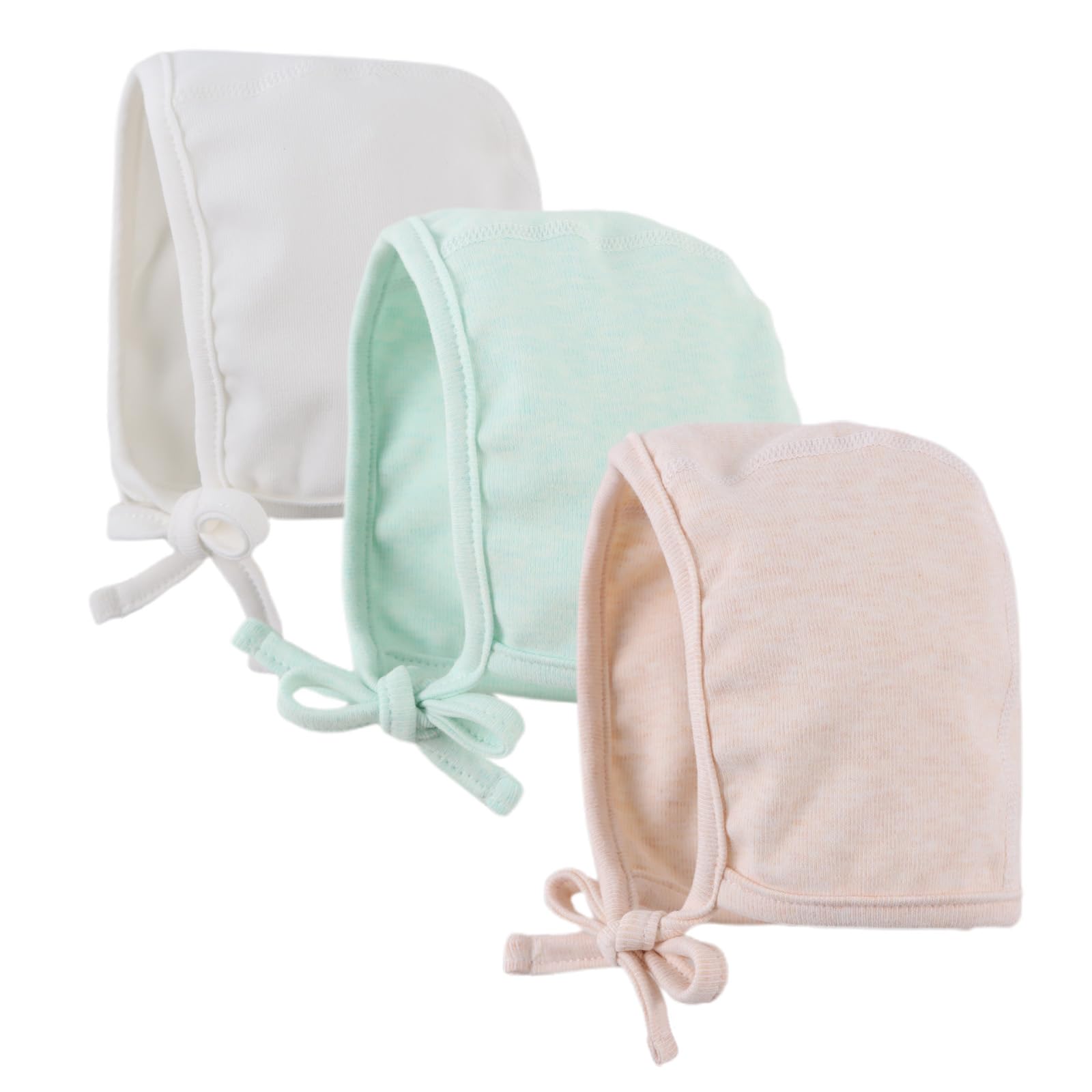 Yuoahcn Newborn Hats for Baby Girls Boys Cotton Bonnet Infant Beanie Hat