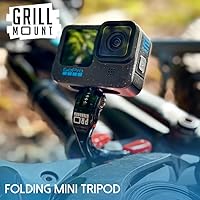 Vista 6 de Pro Standard Grill Mount 3. 0 - The Best Mouth Mount Compatible with GoPro Cameras (Black/red)