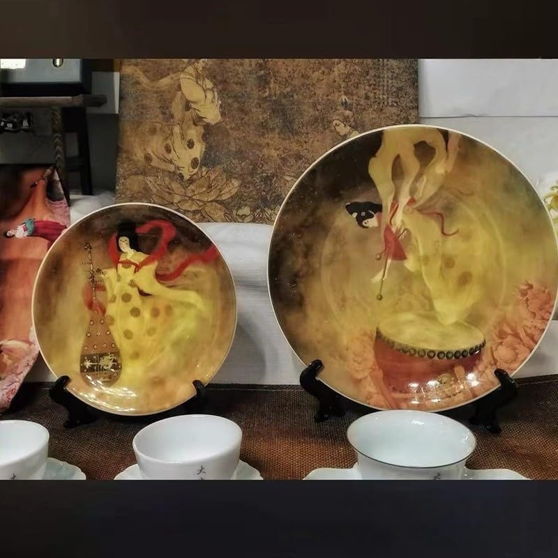 Piatto da pranzo in porcellana personalizzato con foto e testo per decorazione sala da pranzo