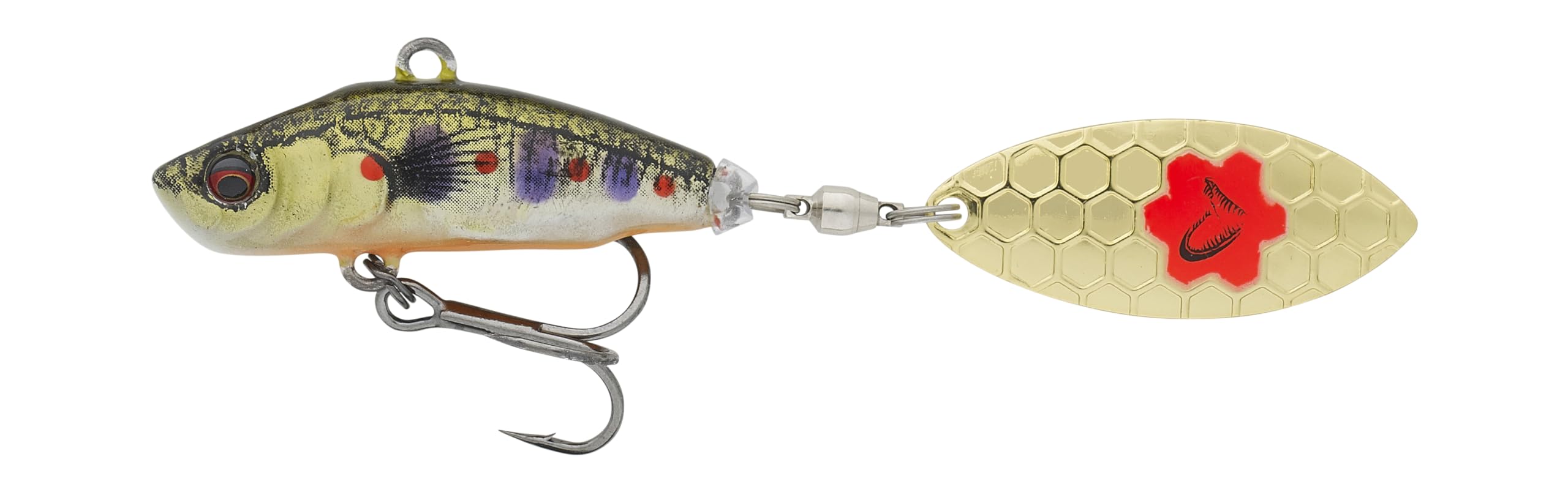 Savage Gear 3D Sticklebait Tailspin 7.3 cm 13 g Brown Trout Smolt — image 1