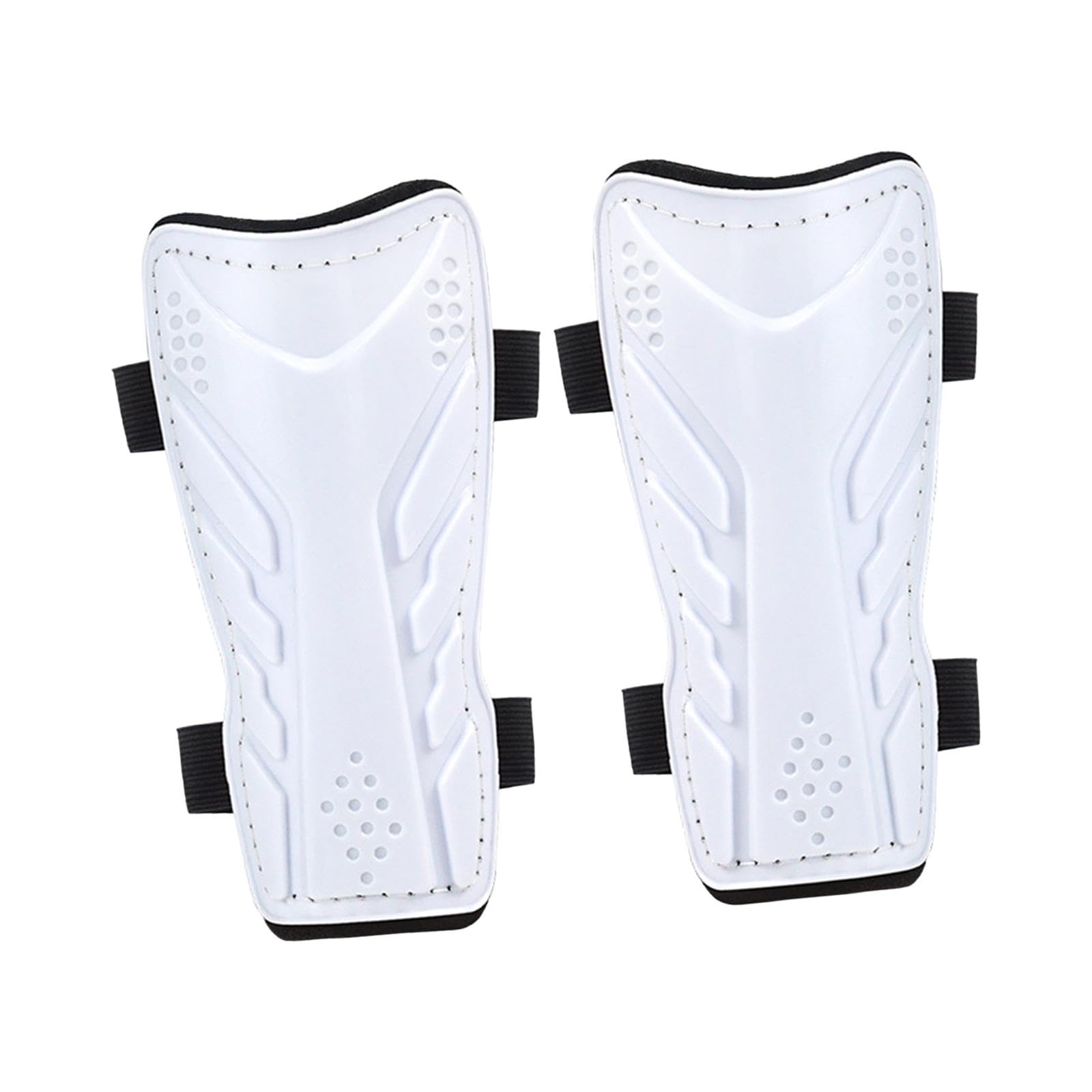 NIVAA 1 Pair Soccer Shin Guards Sports Knee Pads for Football Basketball Women Men White-image-41