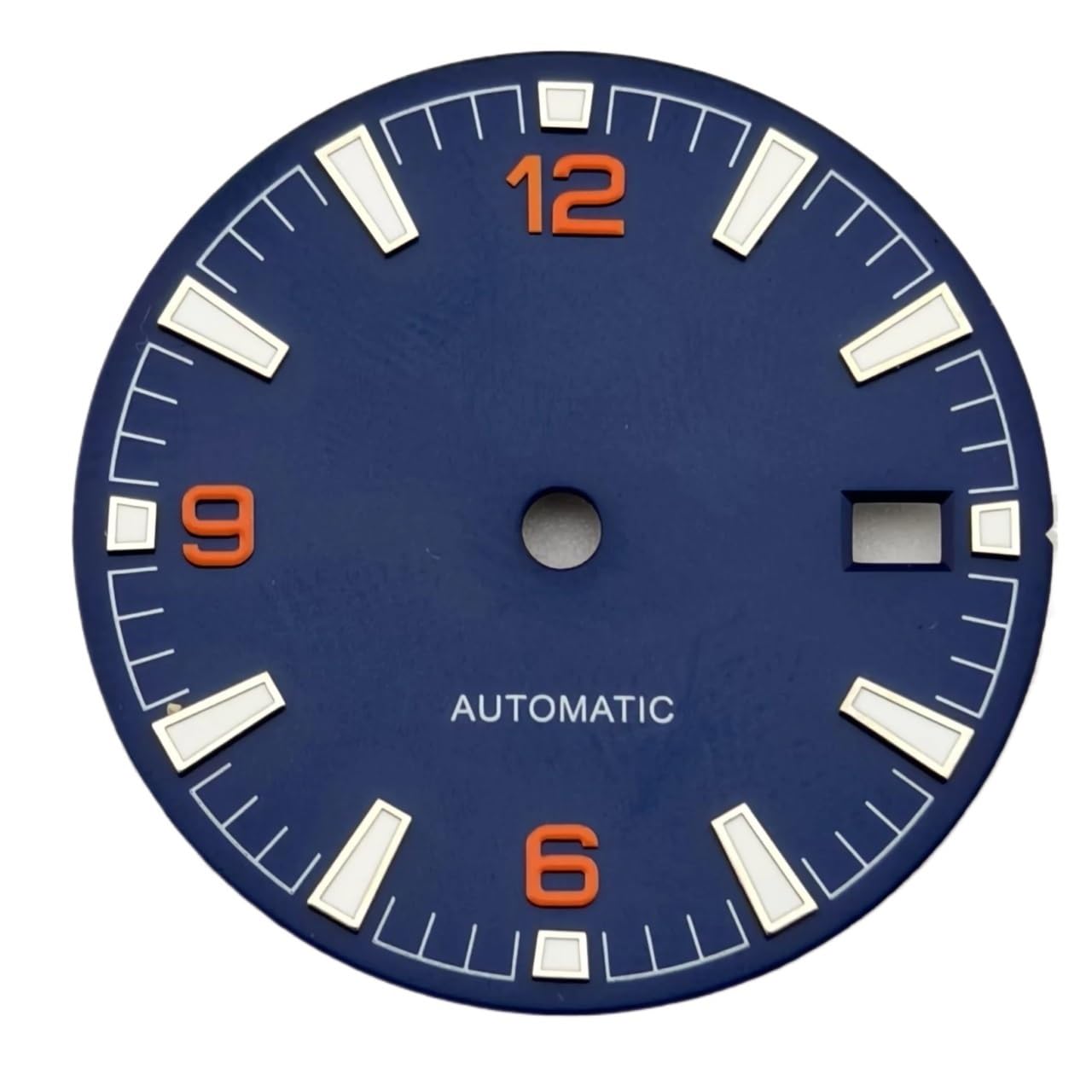 Cadran montre NH35 31mm lumineux : résout les problèmes d'alignement de couronne 3.8h
