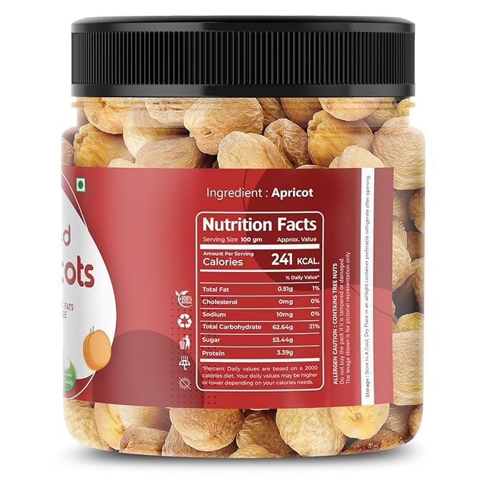 Image of Flavour Delight Soft Dried Apricots 250g | Naturally Sweet & Chewy | Healthy Fruit Snack