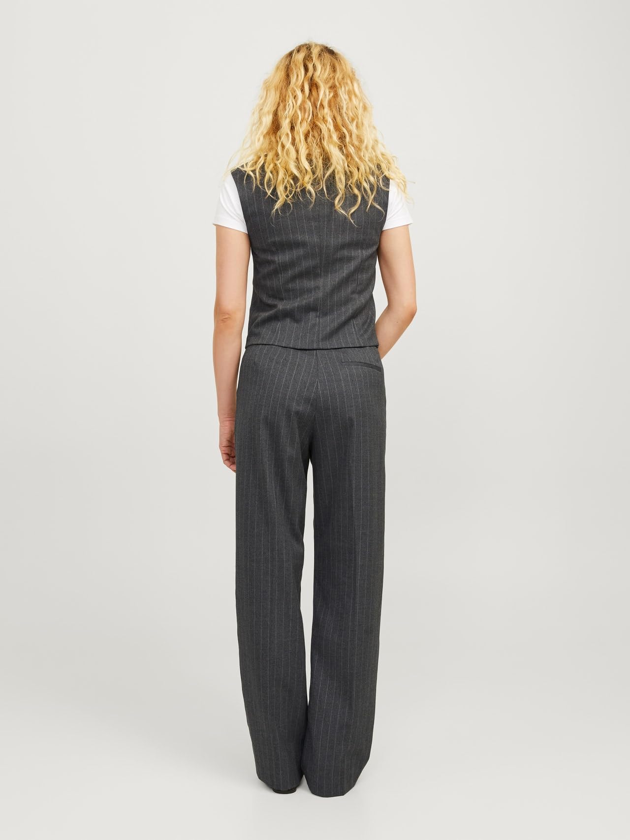 JJXX Jxmary-Pantaloni Spazzolati HW Pant TLR SN Donna