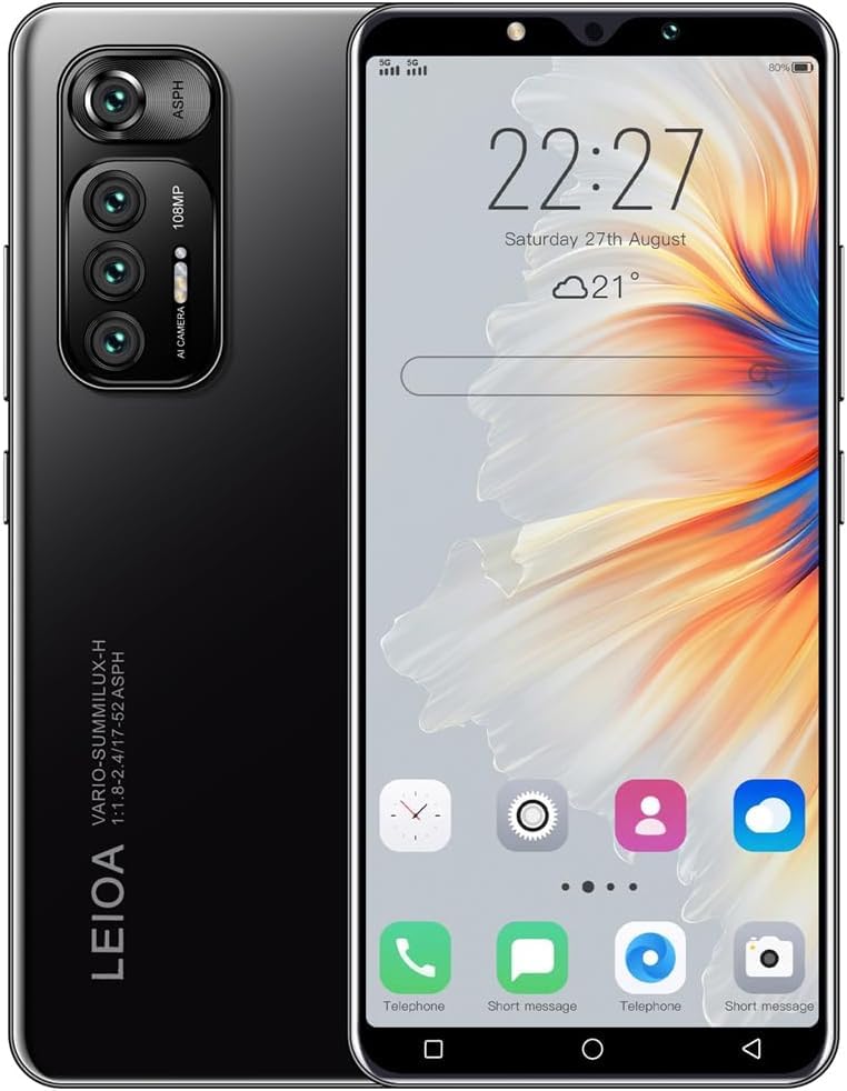 Unlocked Smartphone 2026, 5.0" HD Screen Mobile Phone 4GB+16GB Unlocked Cell Phone, Andro…