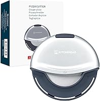 KITCHENDAO Heavy Duty Pizza Cutter Wheel - Magnetic Detachable 4-Inch Sharp Blade Slicer, Dishwasher Safe with Protective Cover, Ideal Pizza Gift