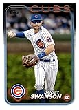 2024 Topps Series 1 Baseball #164 Dansby Swanson Chicago Cubs Official MLB Trading Card (Stock Photo Shown, Card in Near Mint to Mint Condition)