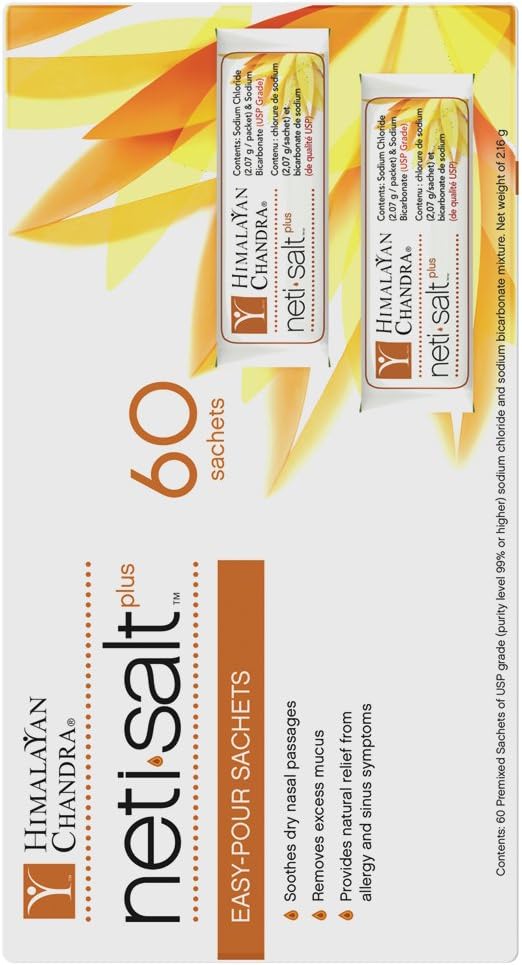 Himalayan Chandra Neti Salt Plus Refill Sachet 60ct - Image 3