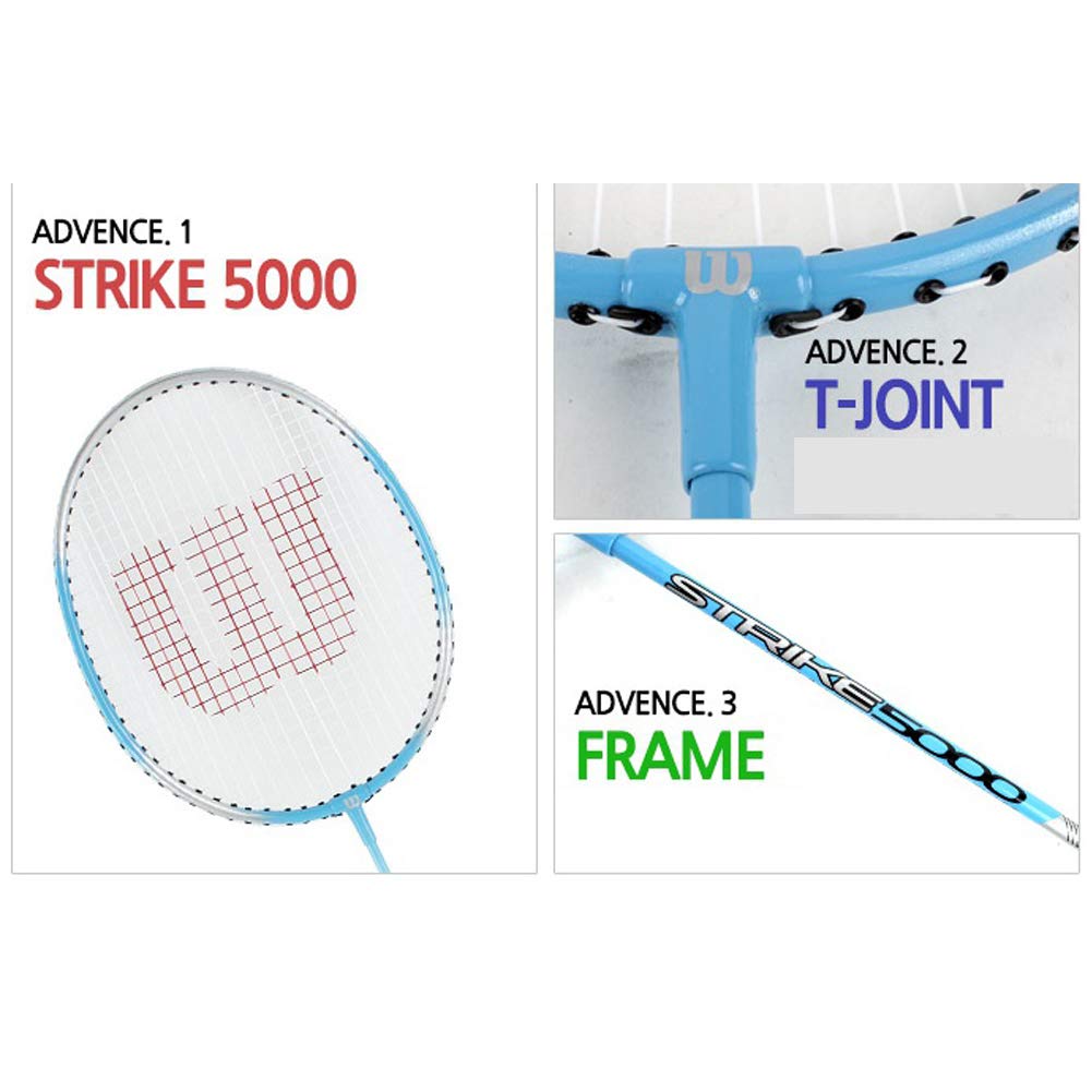 wilson - バドミントンラケット　Wilson　YONEX　2本セット Wilson 「ガット張り上げ済」ウイルソン ミニオンズ