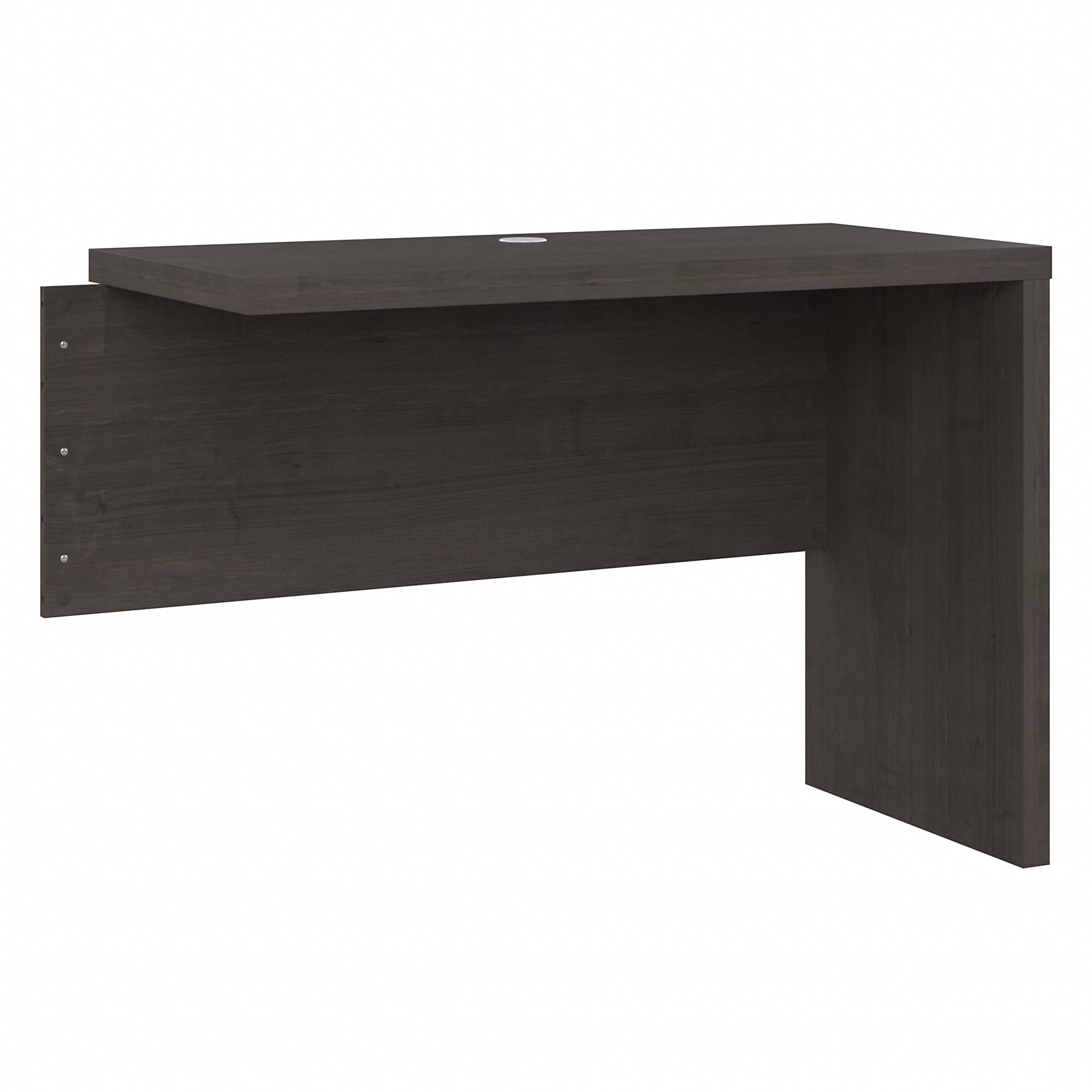 Bush Business Furniture Echo 42W Desk Return/Bridge in Charcoal Maple