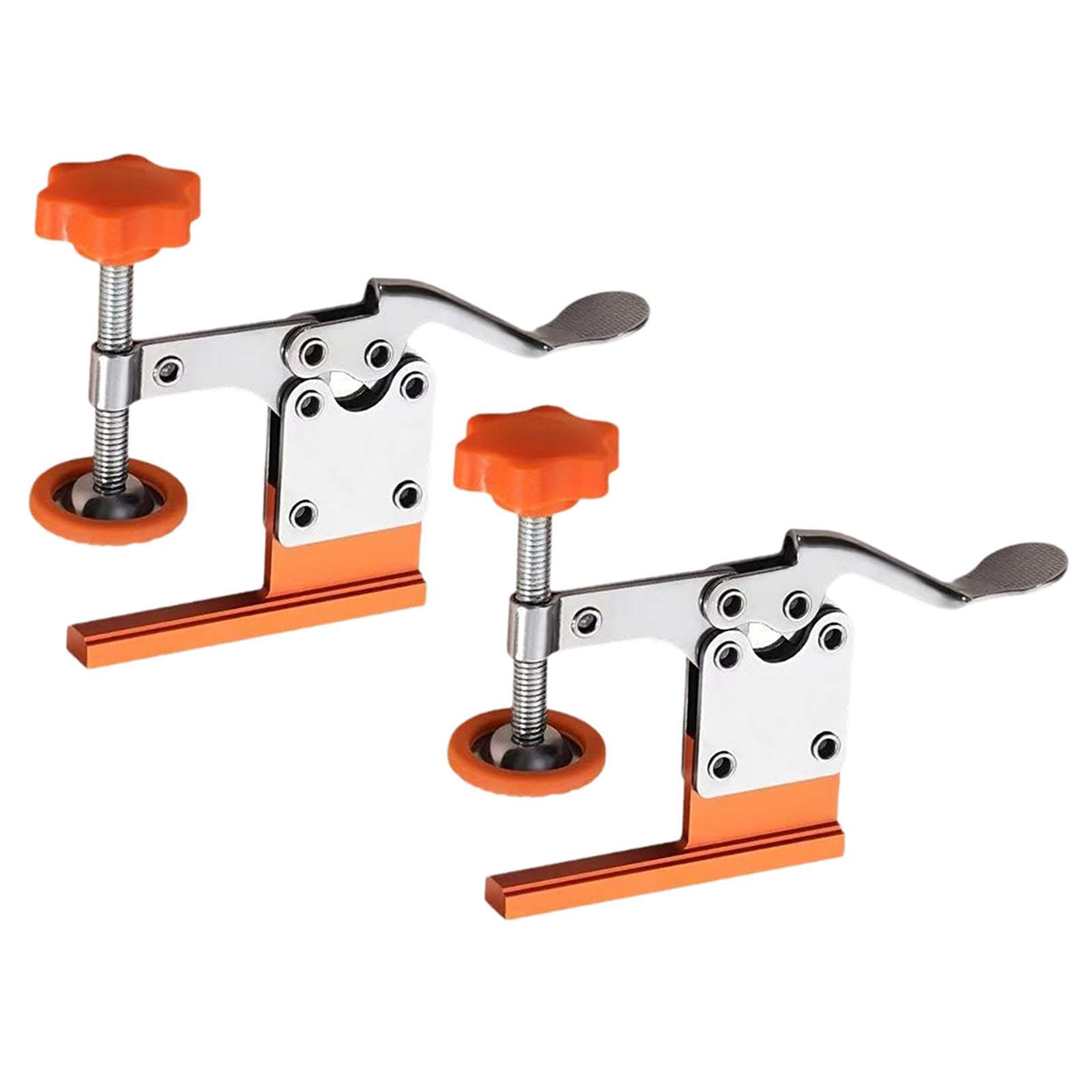 Abrazadera para Carpintería Fabricada en Aleación de Aluminio, Herramienta de Fijación Ergonómica, Abrazadera Estable Y Robusta para Trabajos de Const, 2 Piezas