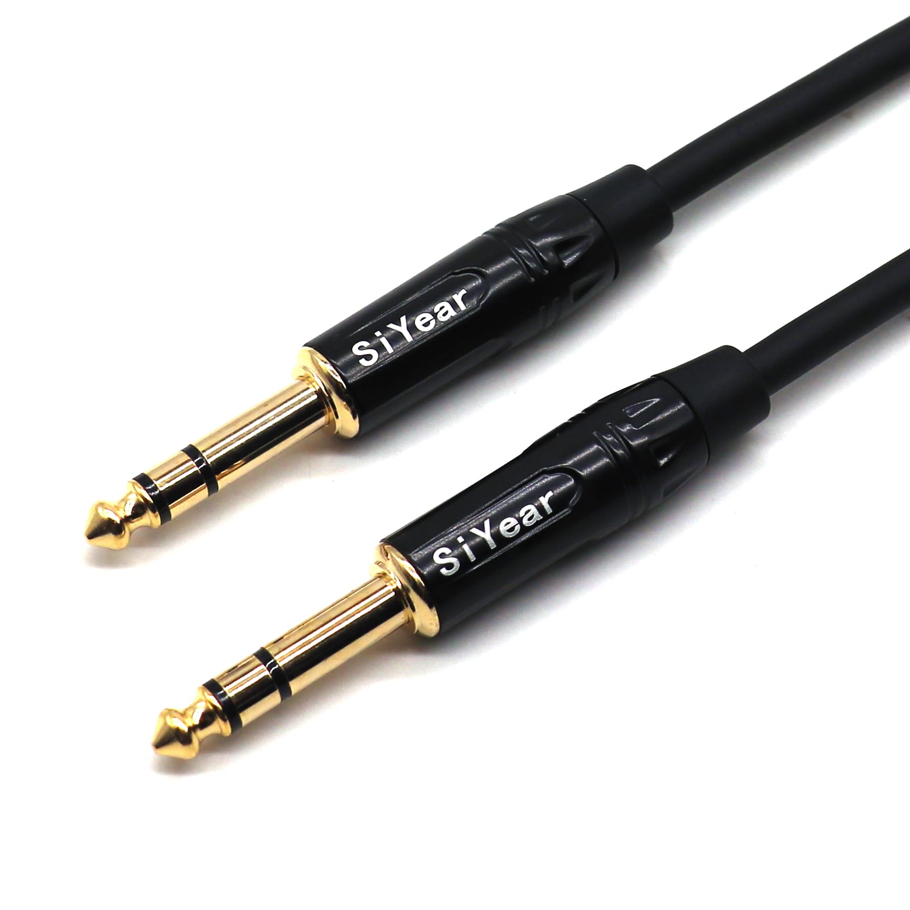 Cable de audio 6.35 mm equilibrado con conectores TRS 1/4 de alta resistencia estructural 5