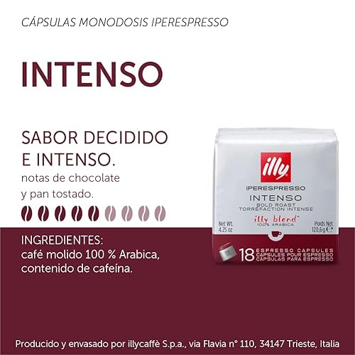 Miniatura 8 de Illy iperEspresso Cápsulas Café medio Tostadotueste medio, 5 onzas, 21 unidades Cápsulas