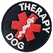Service Dog EMS Medic Paramedic Star of Life Therapy Dog Vests/Harnesses Emblem Embroidered Fastener Hook & Loop Patch