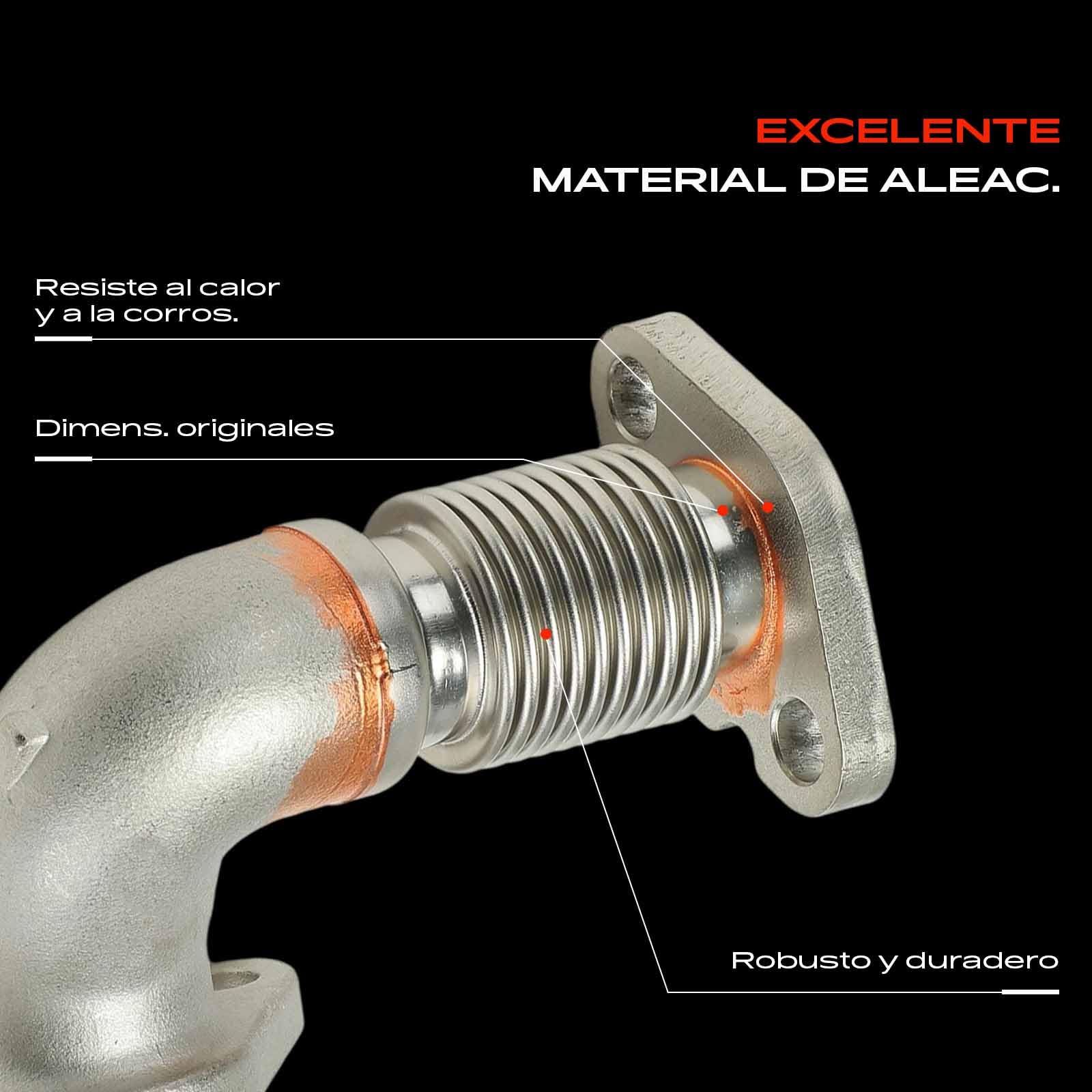Frankberg Tubo de conexión EGR 04L131521BH | Compatible con: T.r.a.n.s.p.o.r.t.e.r VI Furgoneta SGA SGH SHA SHH