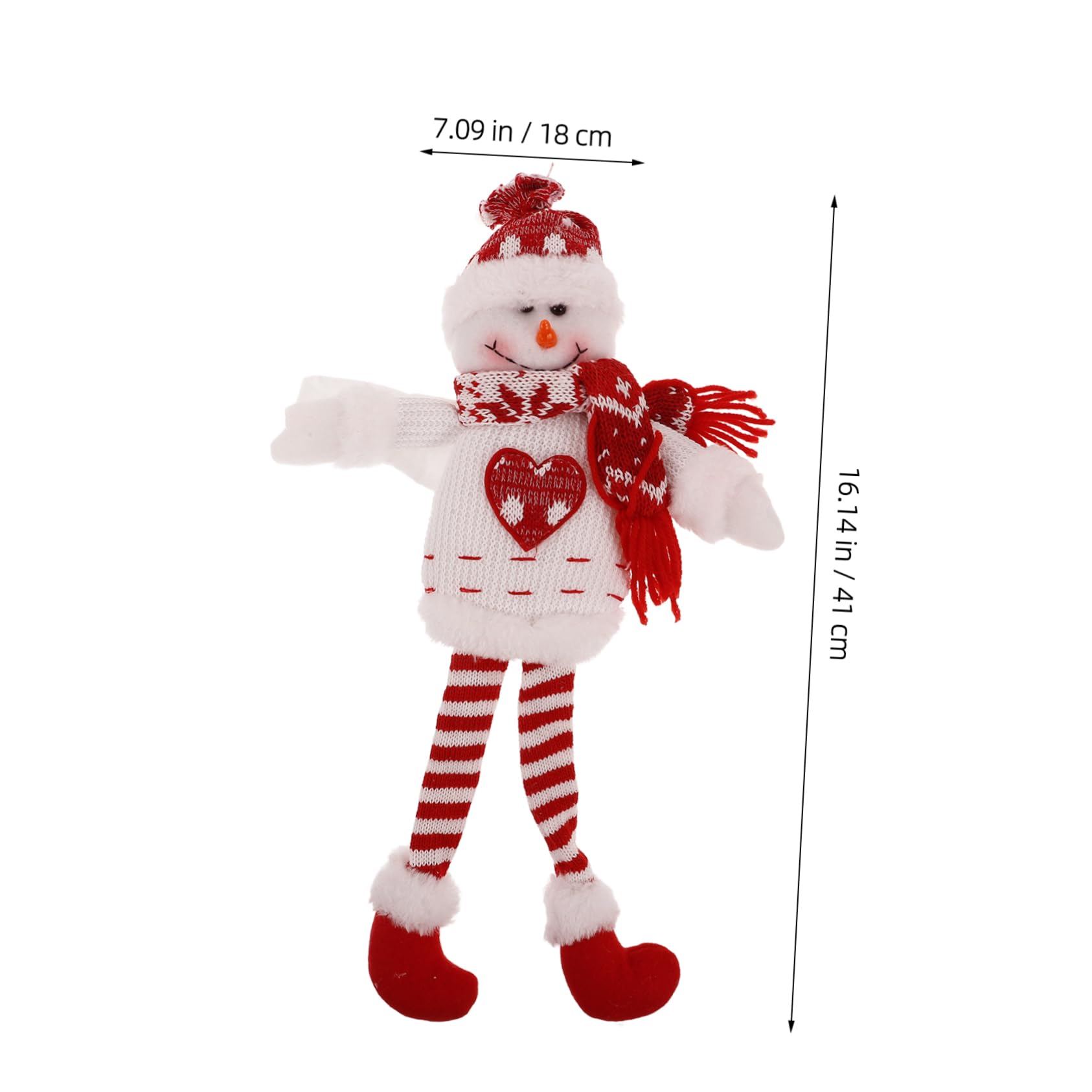 Mikinona Christmas Snowman Curtain Holdback Buckle Plush Doll Tieback Fastener for Window Decorations Easy Installation Drapery Holdbacks for Festive Home