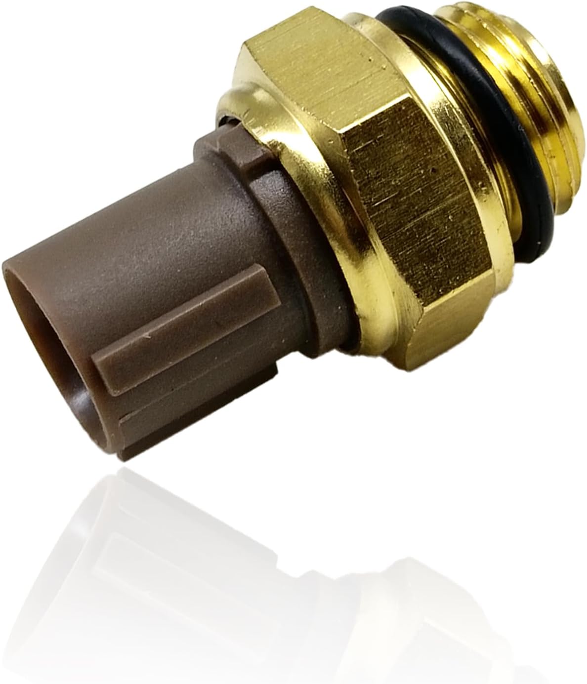 Engine Coolant Temperature Sensor, Radiator Coolant Fan Switch Water Temperature Sensor Compatible with Honda Accord Civic CR-V Acura CL TL, OEM# 37760-P00-003
