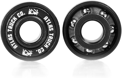 Miniatura 5 de Atlas Truck Co. Rodamientos opacos con espaciadores de rodamientos incorporados, rodamientos de bolas sellados de goma con espaciador interior