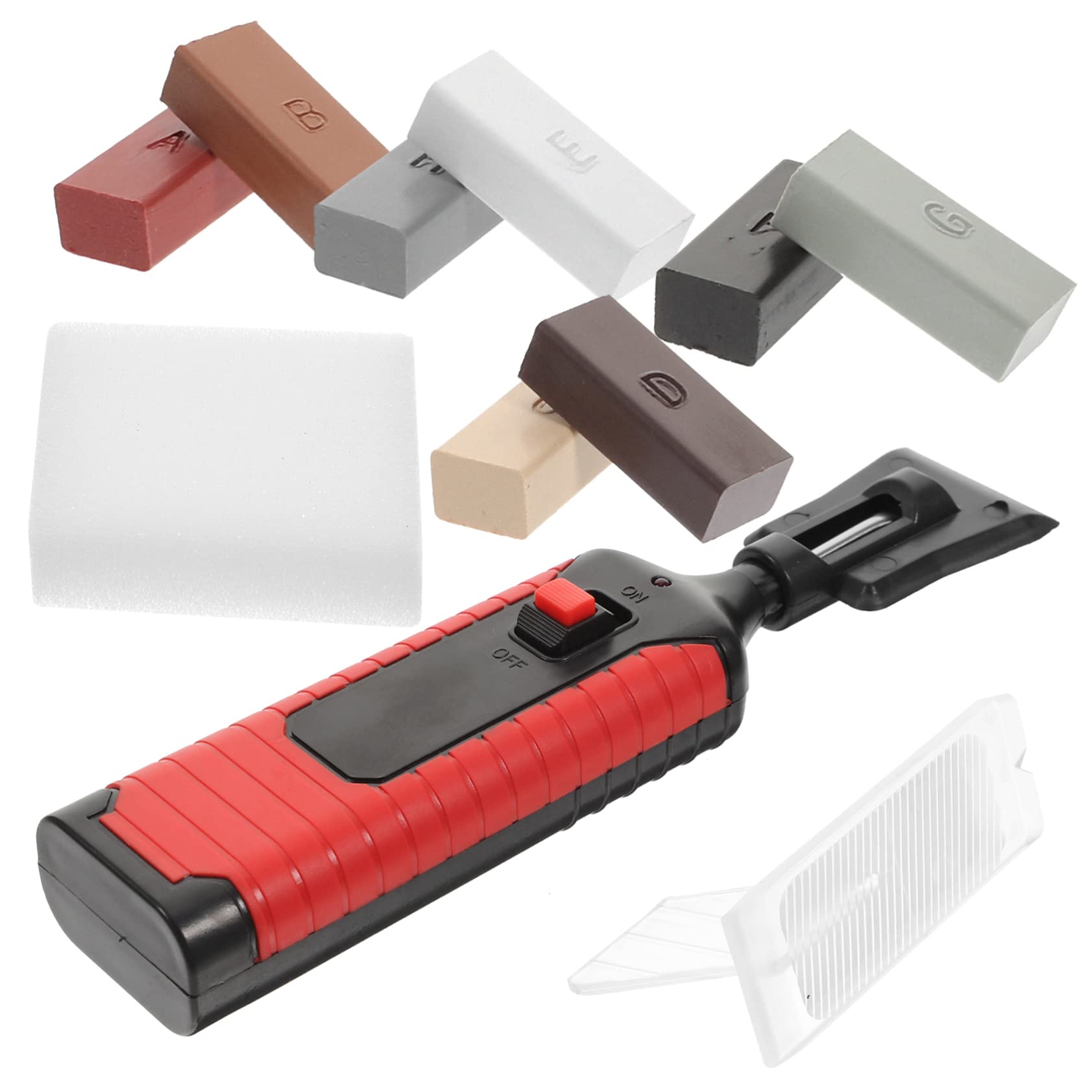 Tofficu Kit De Reparación De Azulejos Relleno Para Cerámica y Porcelana Colores Adecuado Para Reparar Azulejos Dañados Cocina y Baño Herramienta De Reparación De