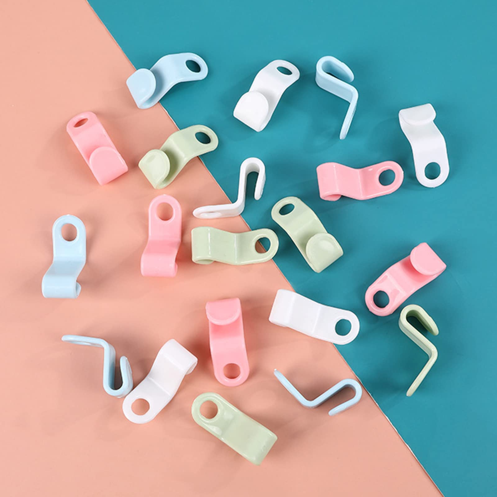 LKEWGHS 10Pcs Clothes Hanger Connector Hooks Cascading Extender Clips Closet, Green