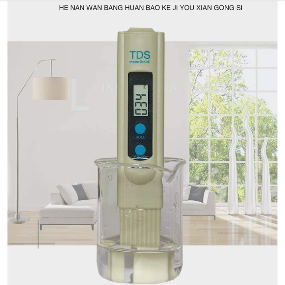 5 Stück pH-Messgerät, digitaler pH-Tester/Wasserqualität, TDS-Tester für Trinkwasser, Schwimmbäder, Aquarien, Hydrokultur, LCD-Display, automatische Kalibrierfunktion