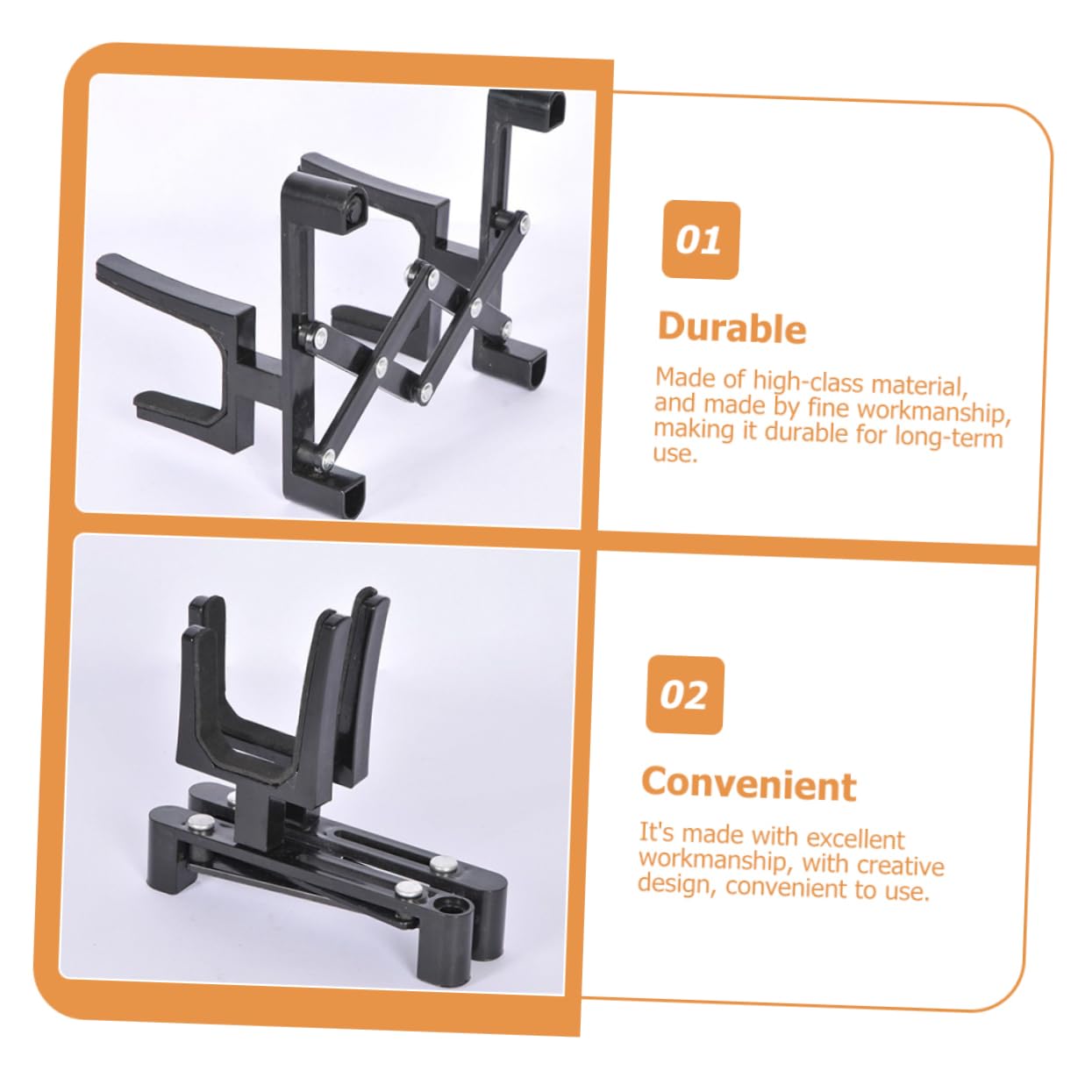 Totority Ergonomic Violin Stretchable Support Folding Violin Stand Music Stand Parts