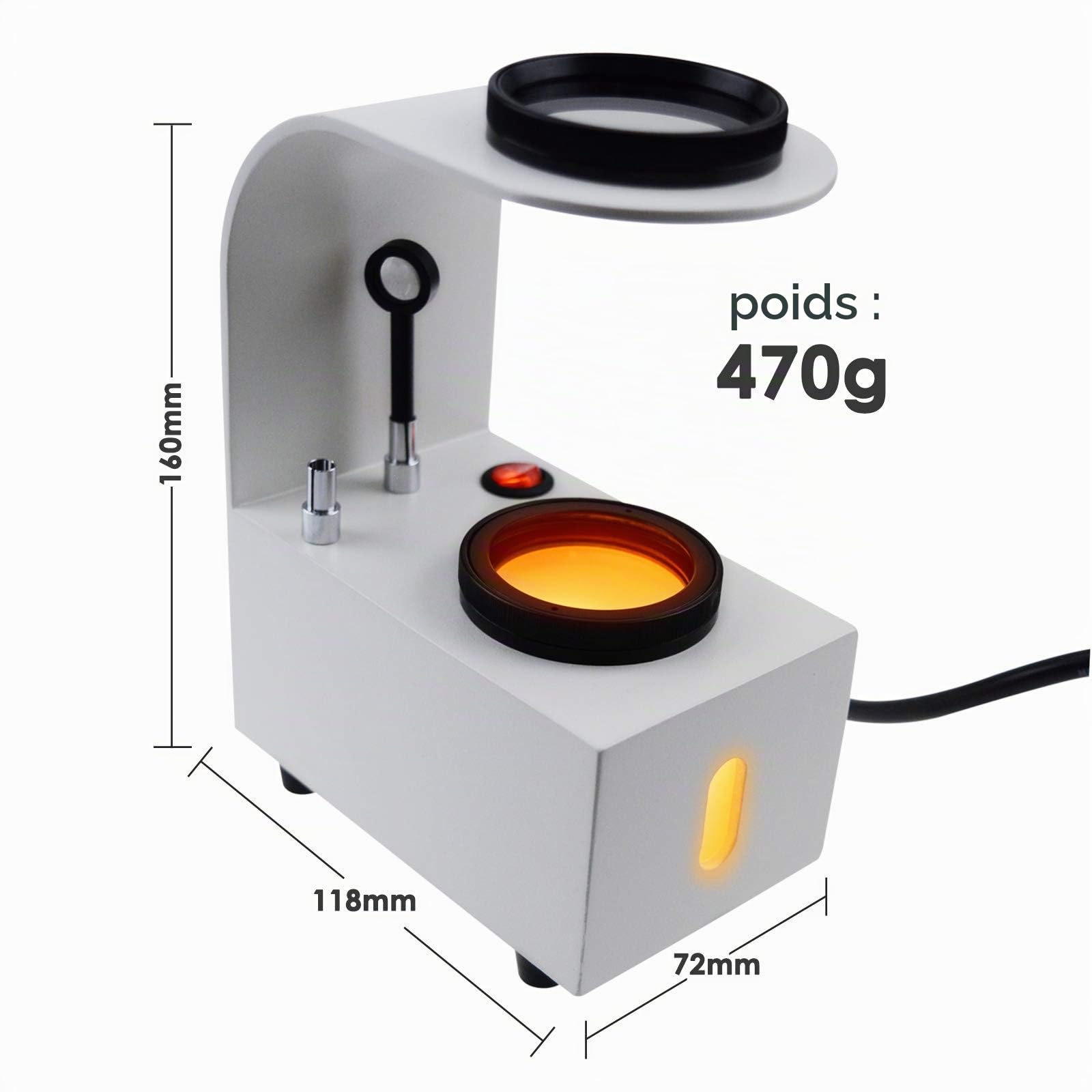 Bureau Polariscope à LED intégrée