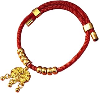 犬用ペット首輪、ホリデーペット首輪,ヘビ年中国の調節可能なペットの首輪 - 赤い幸運のペットの首飾り、新年パーティー、集まり、イベント用の猫の首輪