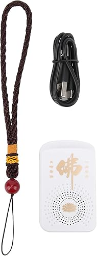 Miniatura 6 de Mini máquina budista, máquina de música de oración de Buda budista, reproductor de canto de canto de canción, mini tarjeta de carga grabada, templo,