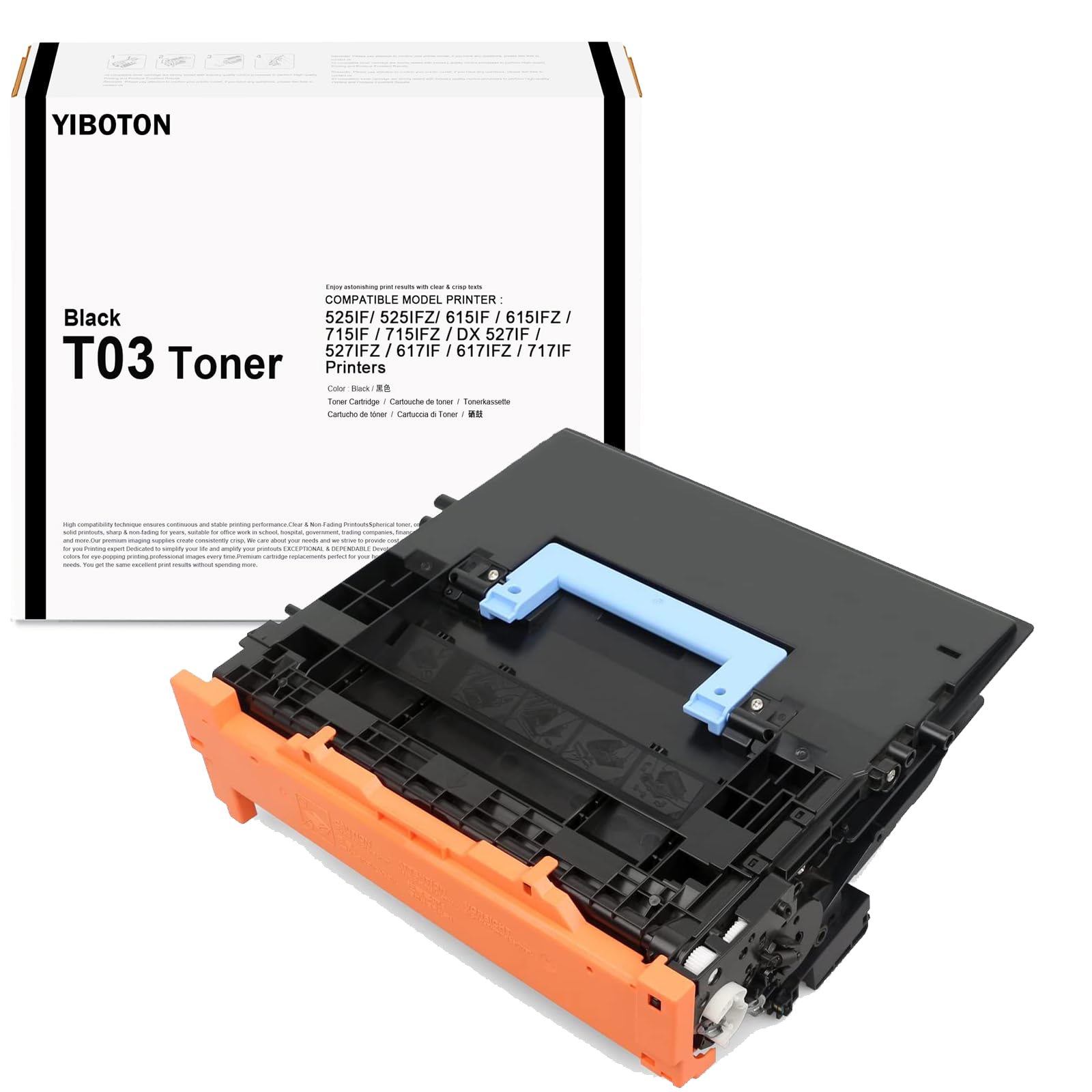 YiBoton T03 Toner Cartridge (2725C001AA ) Replacement for Canon