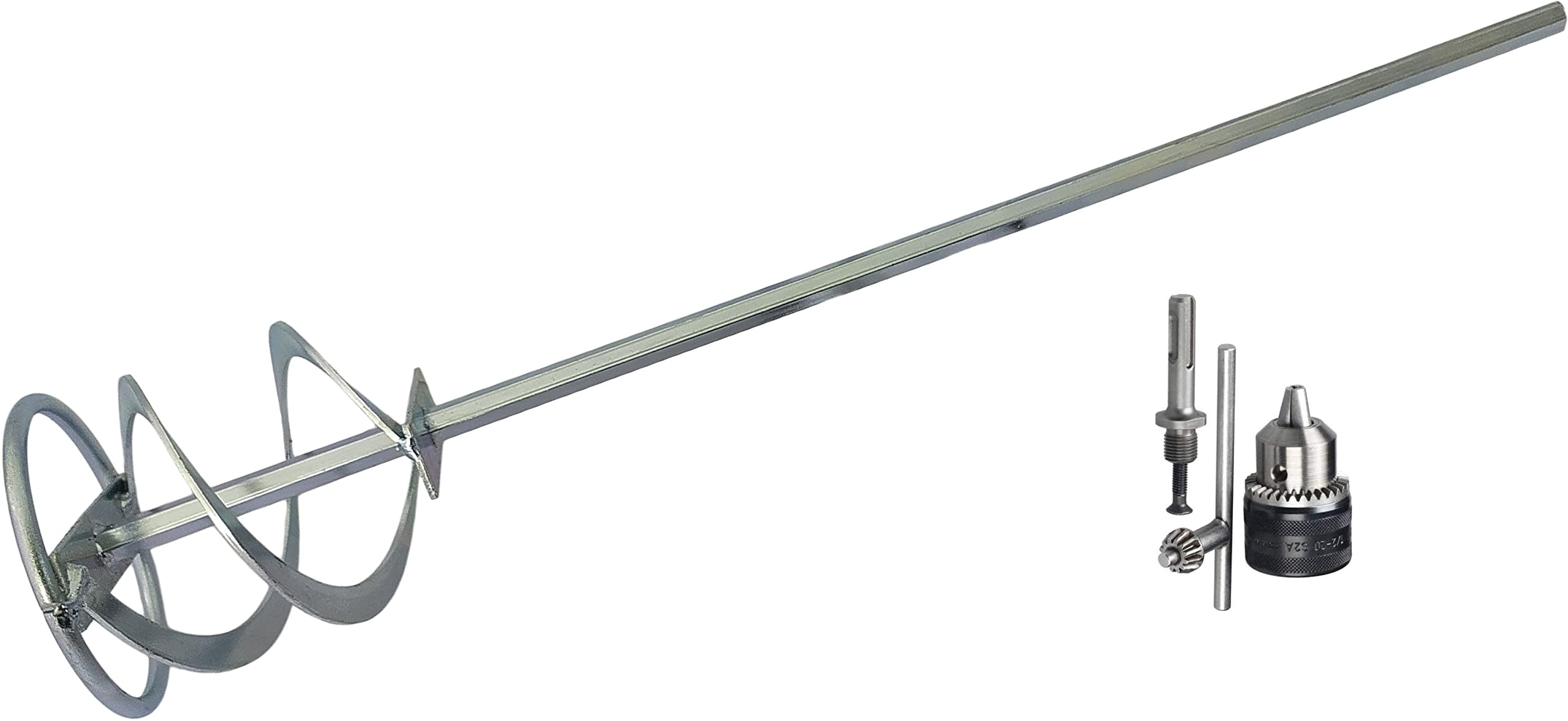 DUMDAAR mini paint mixer rod Suitable for Drilling Machine and hammers 15"x 3" Steel SIlver with 13mm drill chuck adaptor (B09P7L5Y6J) Amazon Price History, Amazon Price Tracker