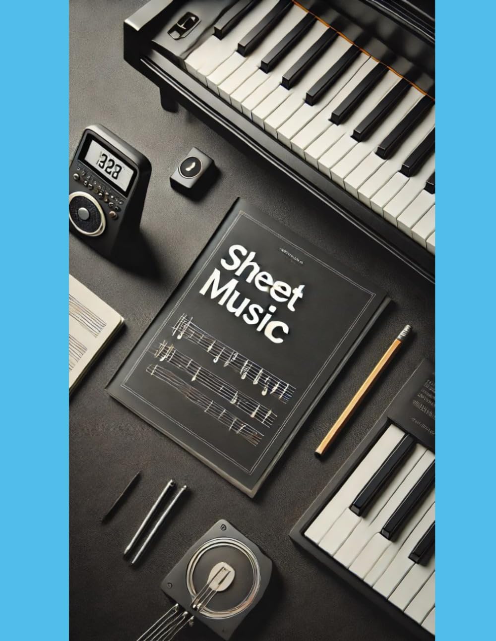 Journal de partitions organisé pour ne plus perdre vos compositions