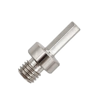 Core Drill Bit Adapter 5/8"-11 Thread to 3/8"9.5mm Hex Shank Diamond Hole Saw Adapter for Electric Drill