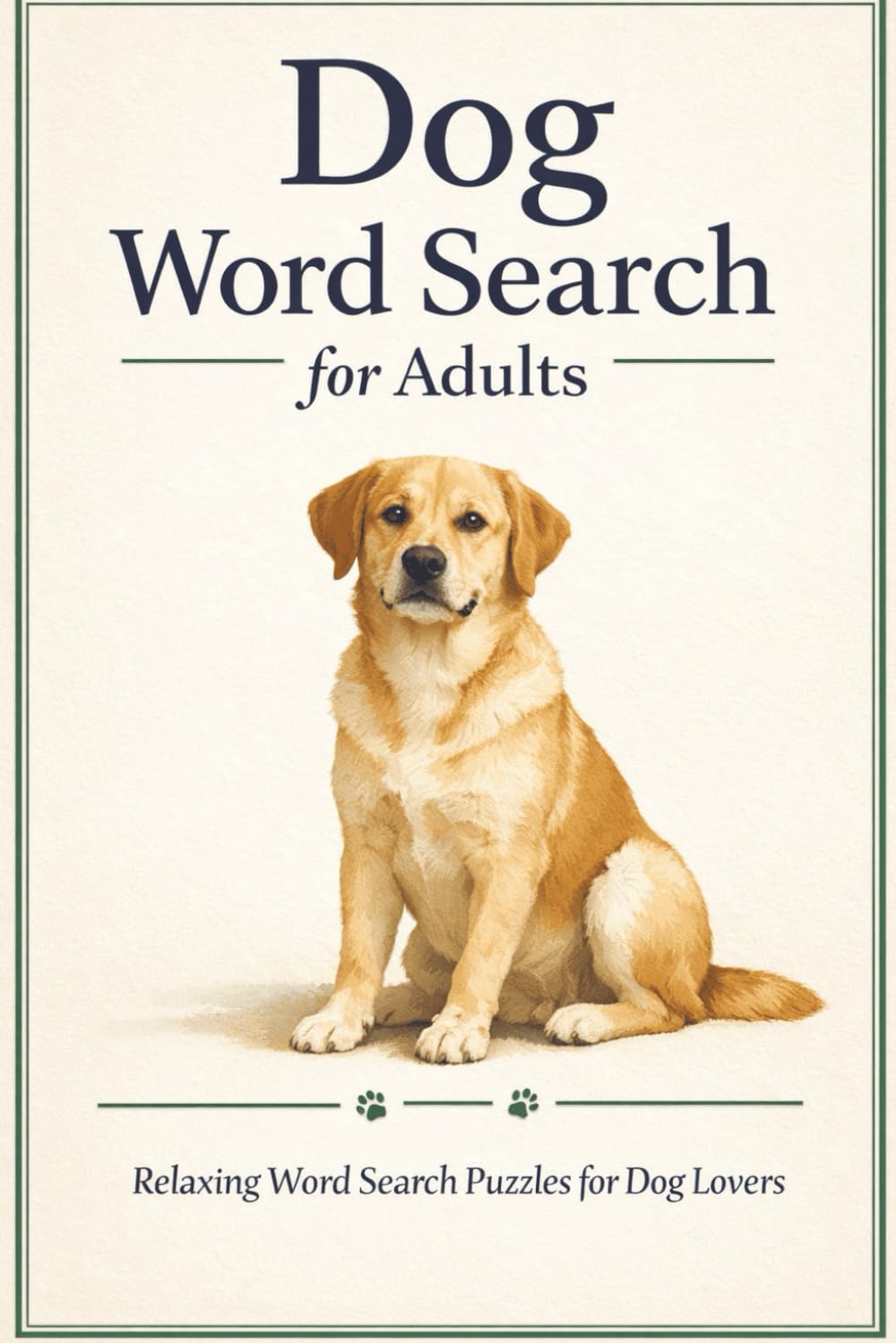 Dog Word Search for Adults: Relaxing Word Search Puzzles for Dog Lovers