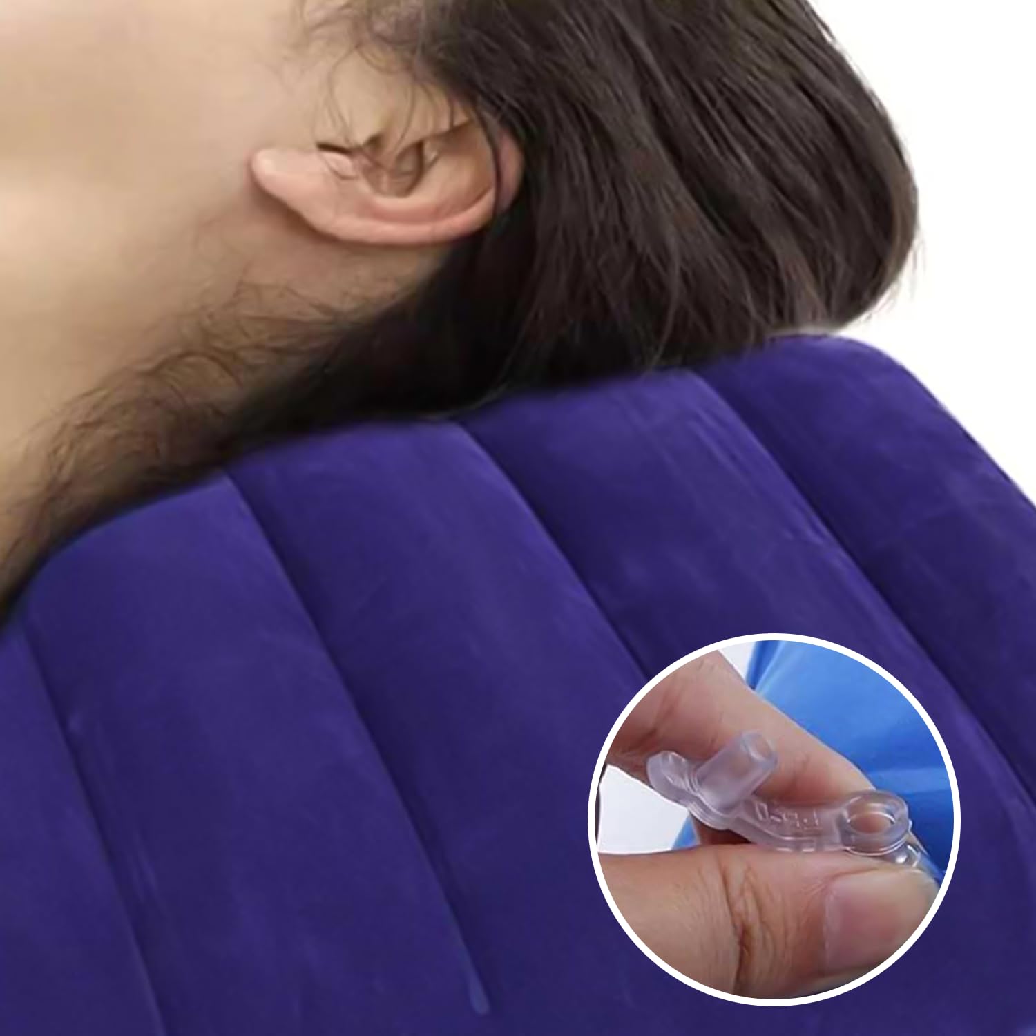 Cuscini Gonfiabili Da Viaggio - 4 Pezzi, Ultraleggeri, Per Auto/Campeggio/Ufficio - Foto 12