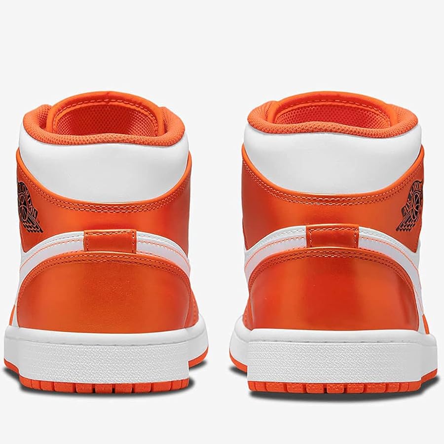 NIKEエアジョーダン1 MID オレンジ/ホワイト 希少品 Amazon | [ナイキ] エア ジョーダン 1 MID SE[AIR JORDAN 1 MID