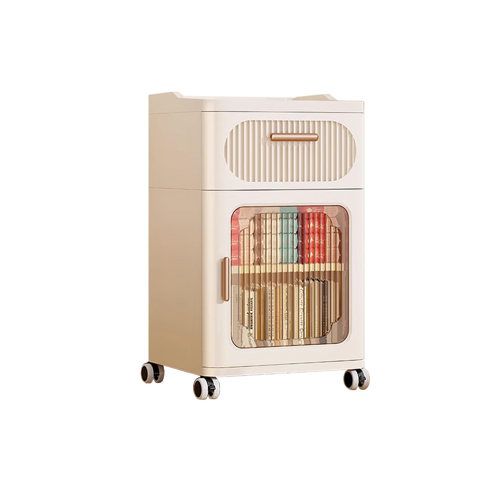 Guardaroba Camera da Letto Piccolo con Ruote Elevata Capacità Portante Armadio Piccolo per Camera da Letto per Dormitori e Appartamenti(42 * 32 * 69cm)