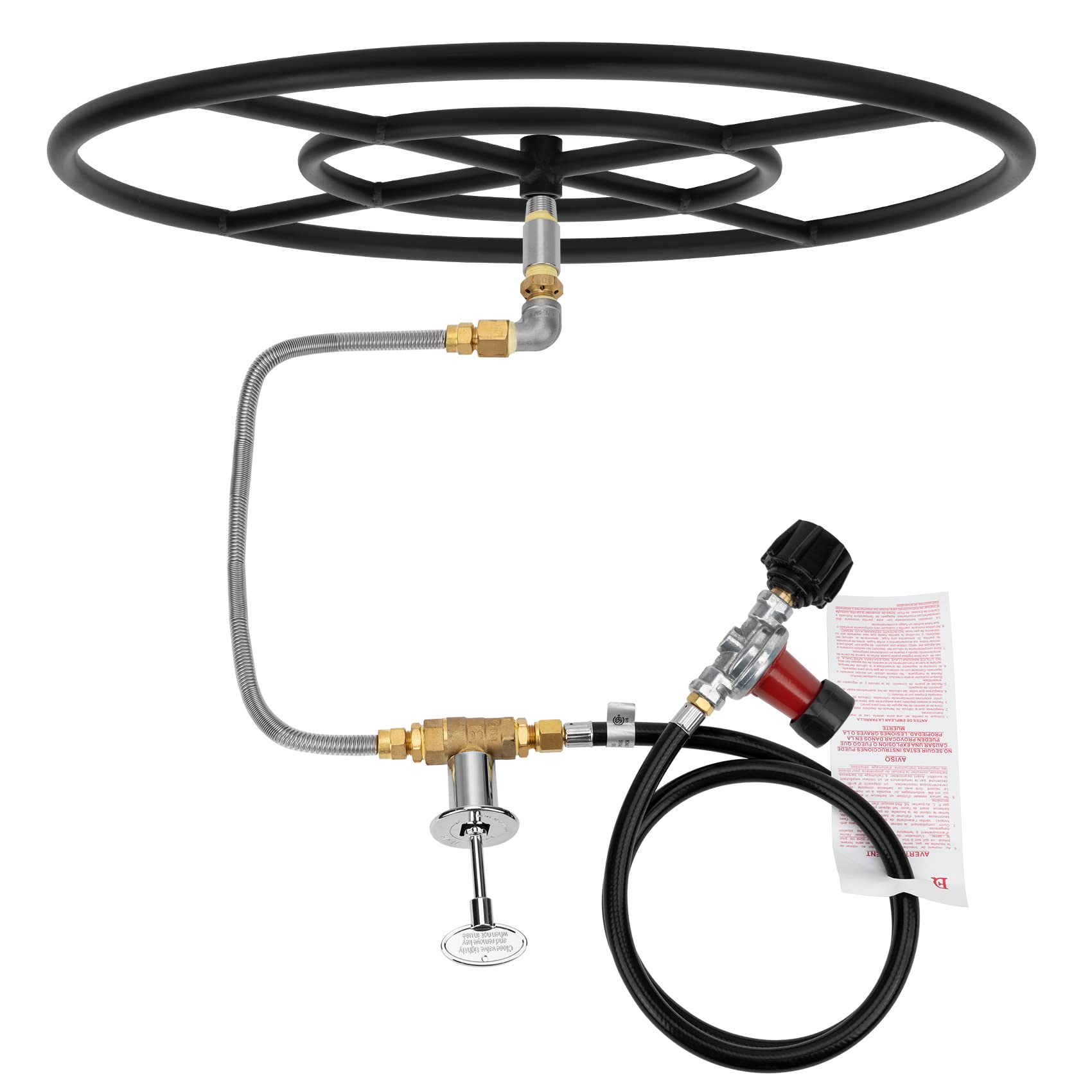 Stanbroil LP Propane Gas Fire Pit Burner Ring Installation Kit, Black  Steel, 24-inch : Amazon.ca: Patio, Lawn u0026 Garden