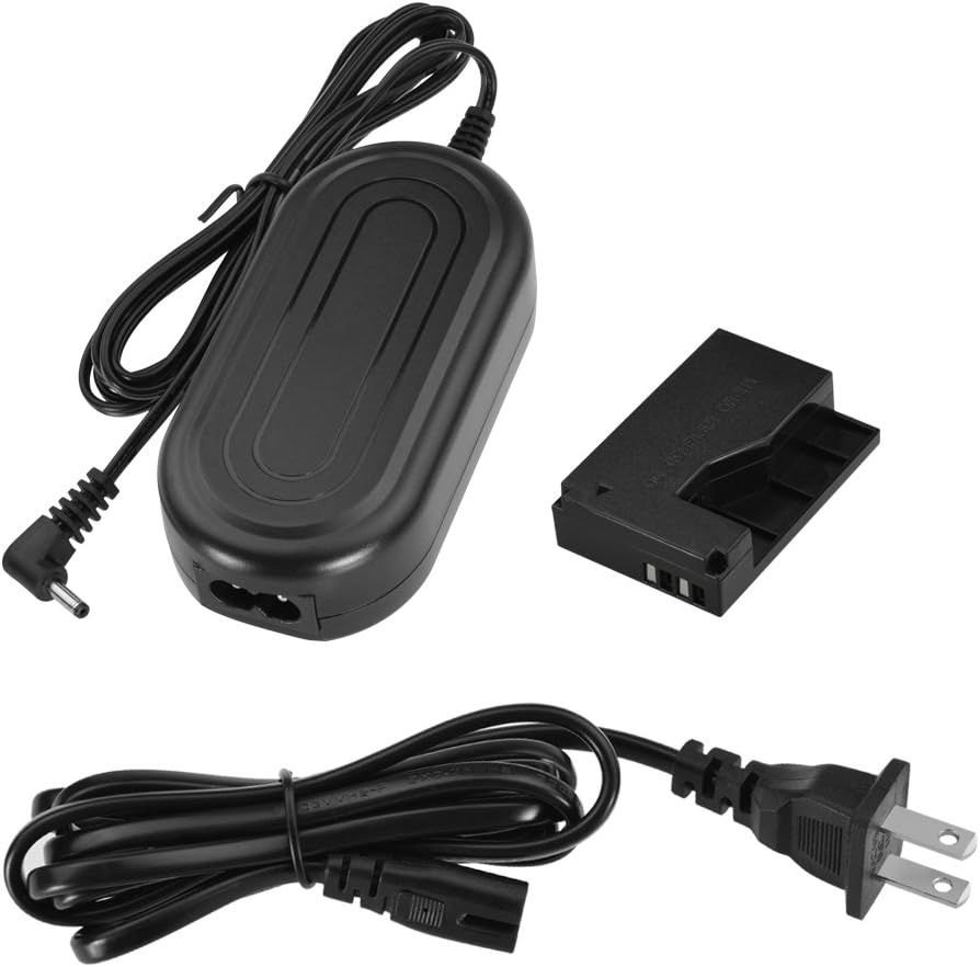 Camera AC Power Adapter Charger Kit ACK-E15 for Canon EOS 100D with DC Coupler DR-E15 for Rebel SL1 Kiss X7
