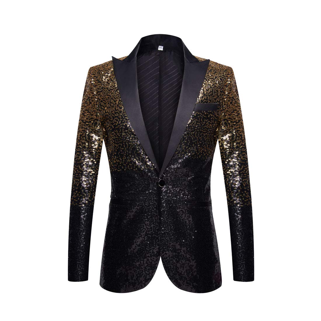 Veste de Costume à Paillettes pour Homme