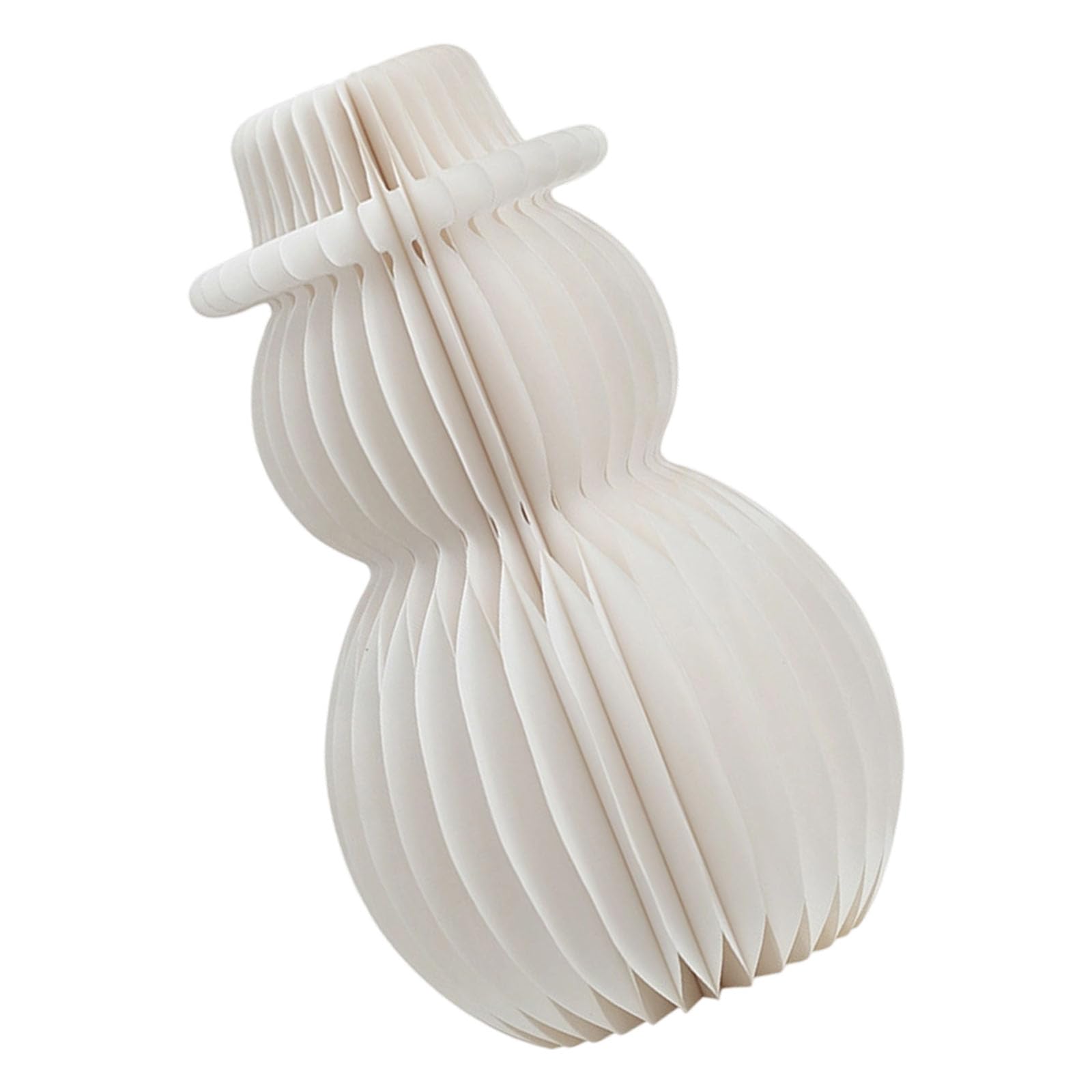 Xjdzineq Sustainable White Snowman Holiday Decors Homes Accent for Fireplaces Mantels Window Decoration Christmas Decoration Honeys Combs Paper