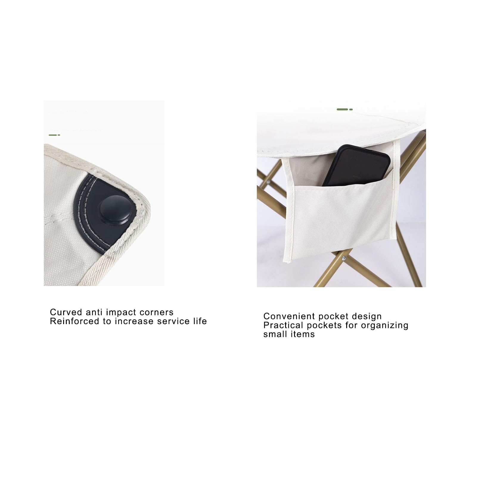 Leichtes, tragbares Outdoor-Klapptisch und Stühle-Set, Aluminiumlegierung, Campingausrüstung für Picknick, Heckklappe, Roadtrips – kompakt und Design, einfach zu tragen