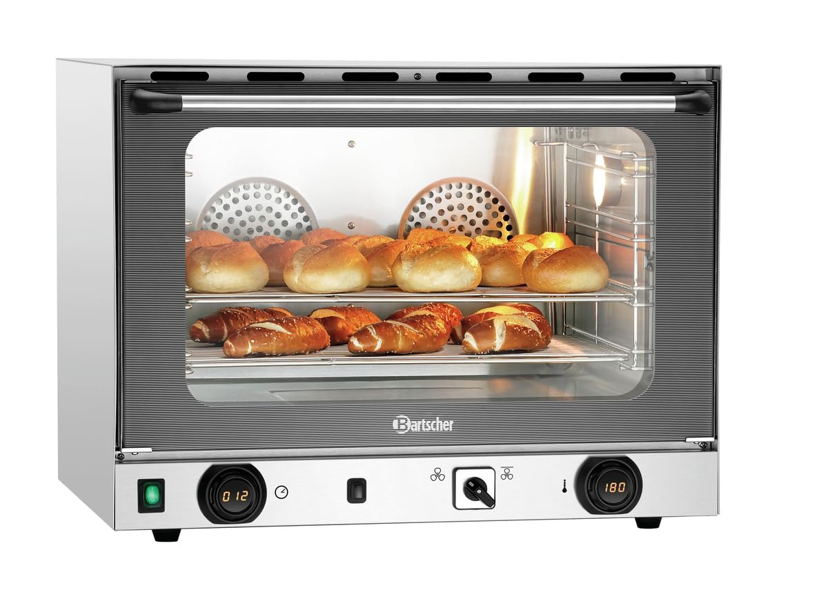 Four inox à convection 4 x GN 1/1, avec humidificateur, 3000 W, 220 V - MONO